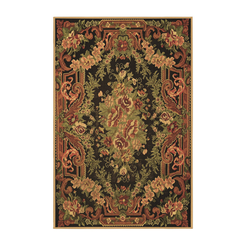 Pietrafesa Floral Indoor Rug, Rectangle 7' x 10'