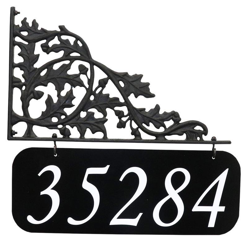 Oak Design Double Sided Reflective Lamppost Sign , Yes