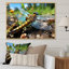 Libellule bleue flottante III - Libellule, art mural