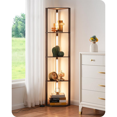 Dajion 163 H cm Tray Table Floor Lamp