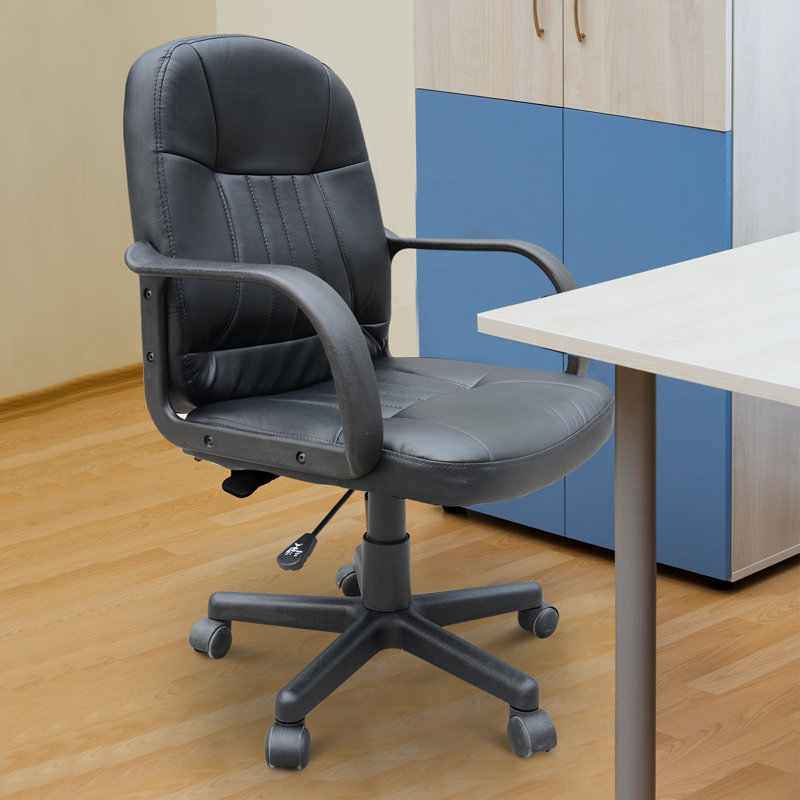 Chaise de travail en similicuir Payne