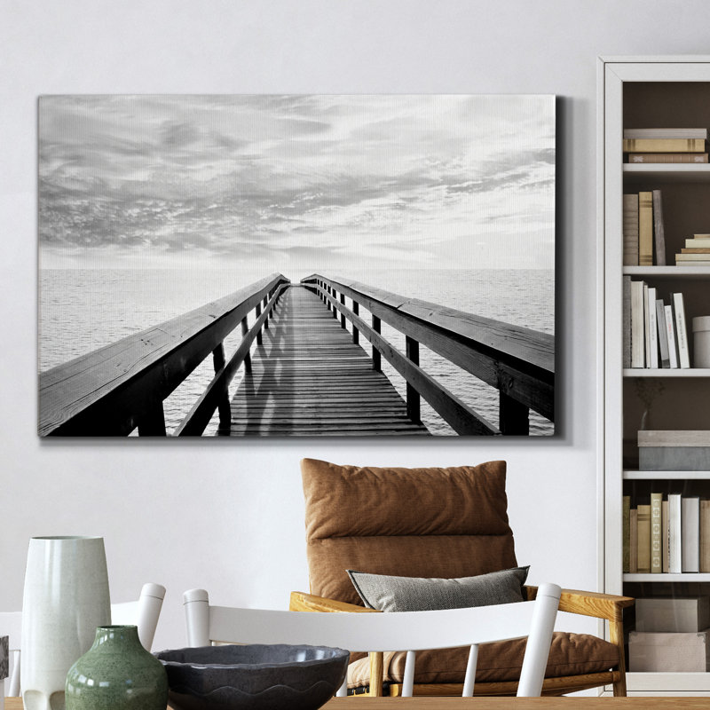" Pier Reflections ", 36" H  x 24" W x 1" D