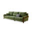Coussin en chenille vert-2010833398-2010833399