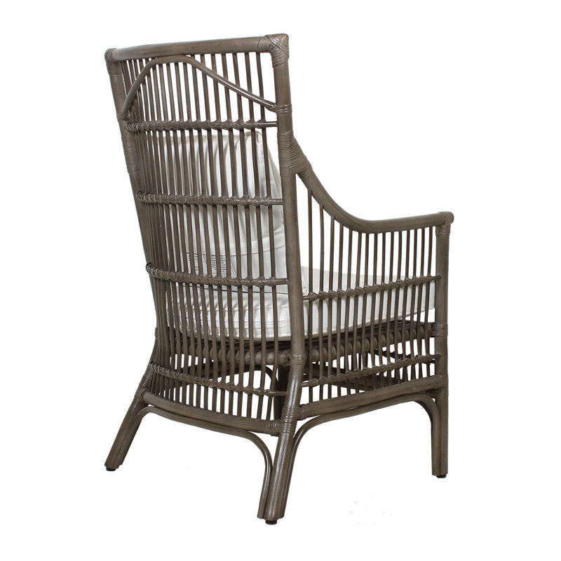 Bay Isle Home™ Jamestown Slat Back Rattan Armchair Reviews