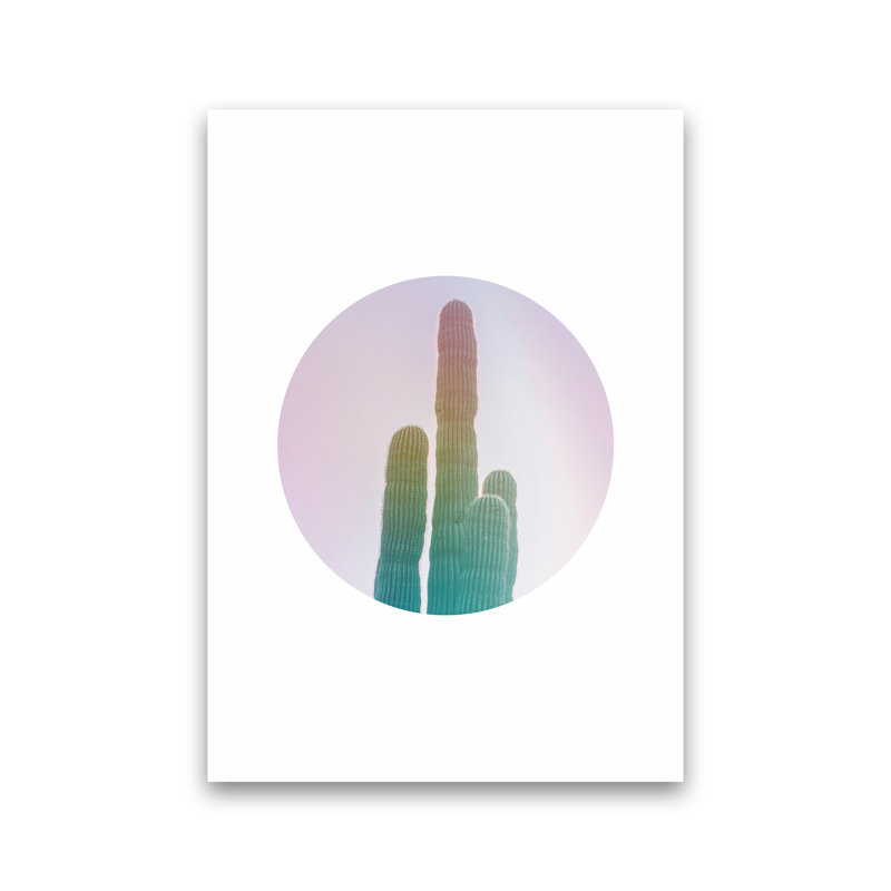 Circular Cacti - Print, No Framed, 42cm H x 30cm W x 1cm D
