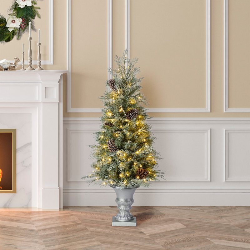 Arbre de Noël artificiel vert clair avec lumières Heyden, 4'