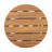 Outdoor Acacia Wood Patio Side Table, Round Coffee Table For Backyard, Lawn, Balcony