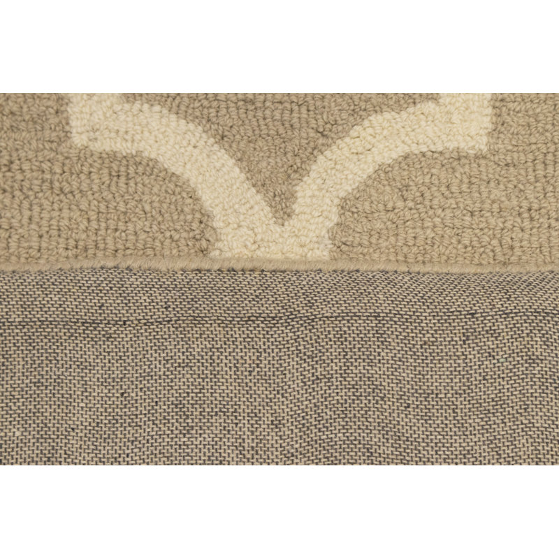 Trellis Handmade Tufted Wool Area Rug in Multicolored