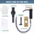 Centerset Single-handle Bathroom Faucet with Drain Assembly-92360293
