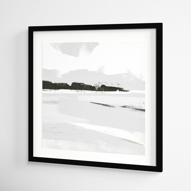 Coastal Haze II by Emma Scarvey, Black Framed Paper, 25" H x 25" W