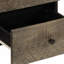 40cm W Metal Bedside Table