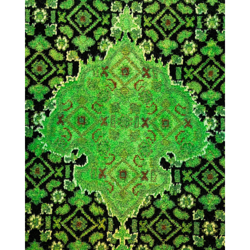 Fine Vibrance One-of-a-Kind 6' 1" X 9' 3" Hand Knotted Area Rug