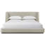 Lisbon Upholstered Wingback Bed