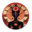 Horloge murale en bois massif Pariksit-1302895870