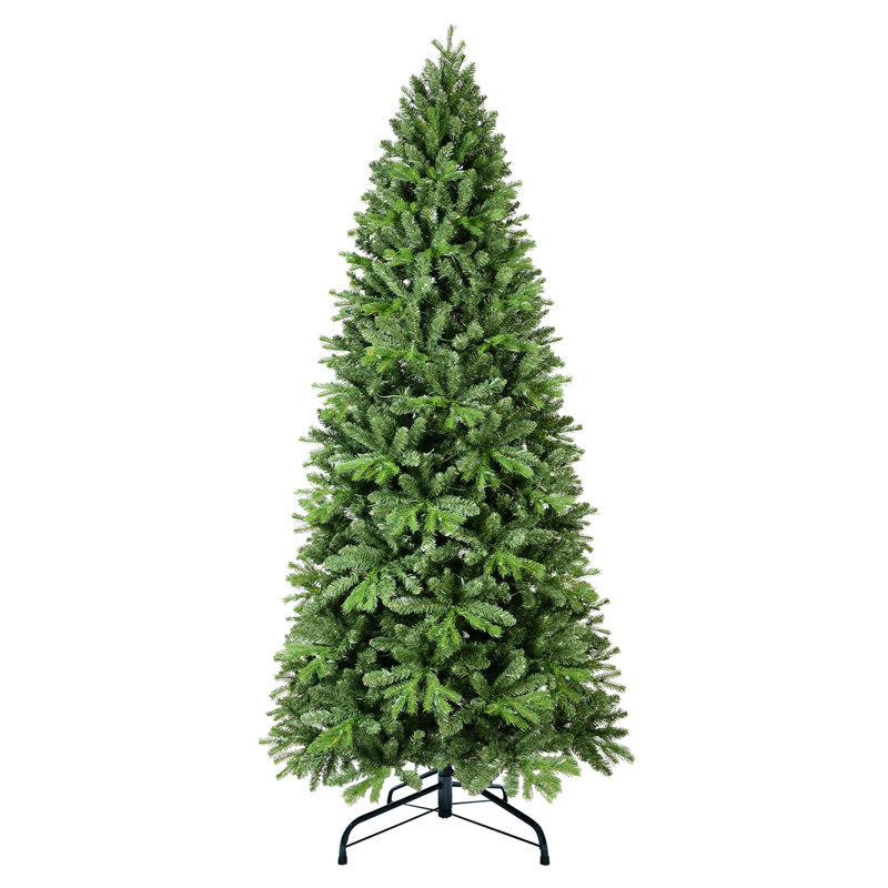 Arbre de Noël de 6 pi avec 1032 pointes Pe +, branches articulées pour un assemblage rapide, support en métal robuste, arrangement rapide de la branche de centre de table, décoration classique