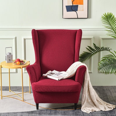 Housse pour fauteuil à oreilles et coussins en T