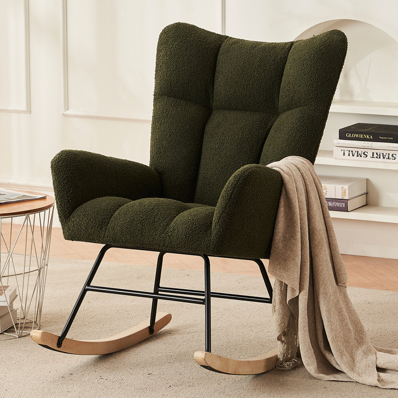 Chaise berçante Jeiny, Vert