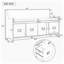 Banc de rangement rembourré en bois aggloméré Girst-536373008