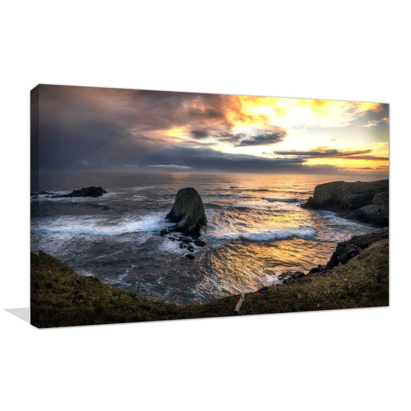 «Ripples», reproduction de photo, H 18 po x l 30 po x P 1 po, Toile tendue