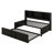 Twin Bed With Trundle And Storage Bookcase, Daybed Sofa Bed-130314605