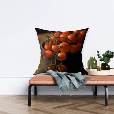 Bucket of cherry tomatoes - Contemporary Kitchen throw | Home decor