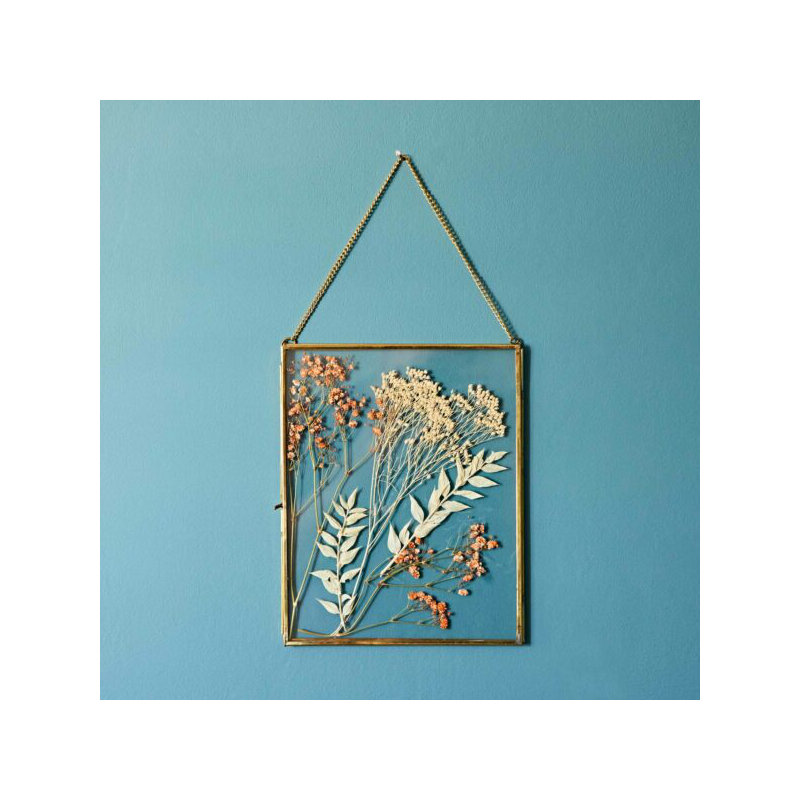 Gold Metal Picture Frame, 25cm x 20.5cm