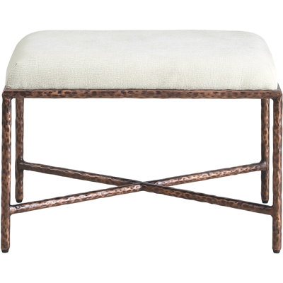 Iyania Chenille Fabric Bench