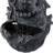 Dupond Weather-Resistant Polyresin Lion Head Outdoor Wall Fountain with Light
