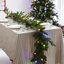 Guirlande de Noël artificielle 9 pi avec lumières DEL fraise