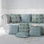 Housse et insert de coussin carré en polyester intérieur / extérieur-708064946-708064947