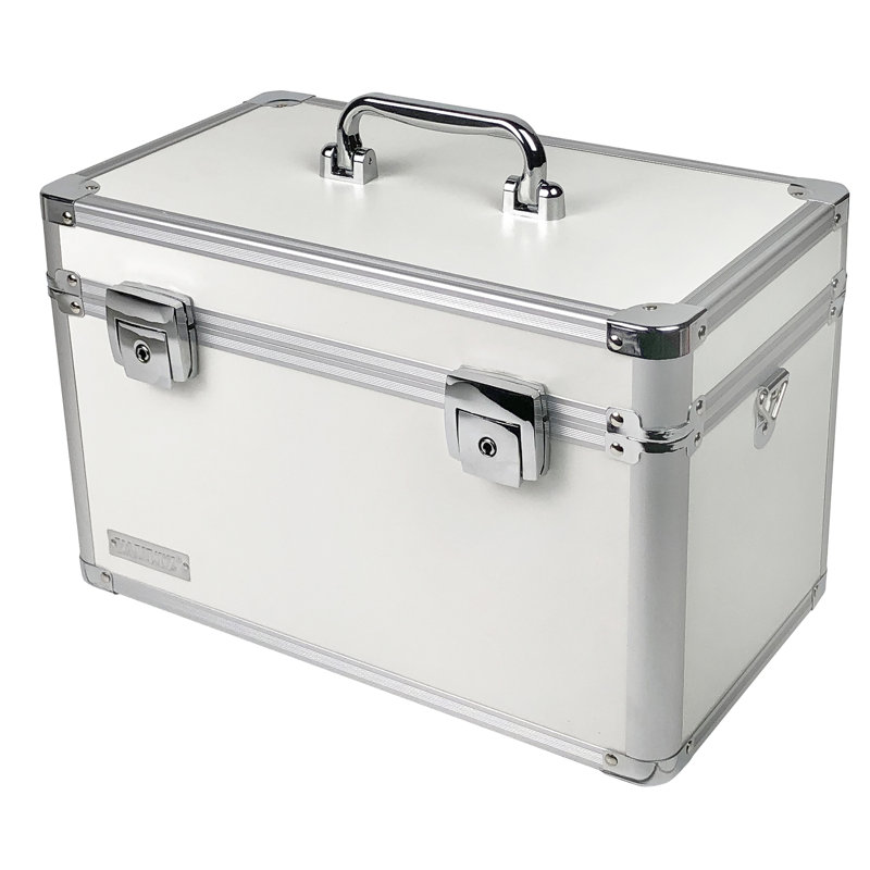 Boîte en métal de rangement divisé