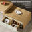 Extendable Coffee Table With 2 Drawers