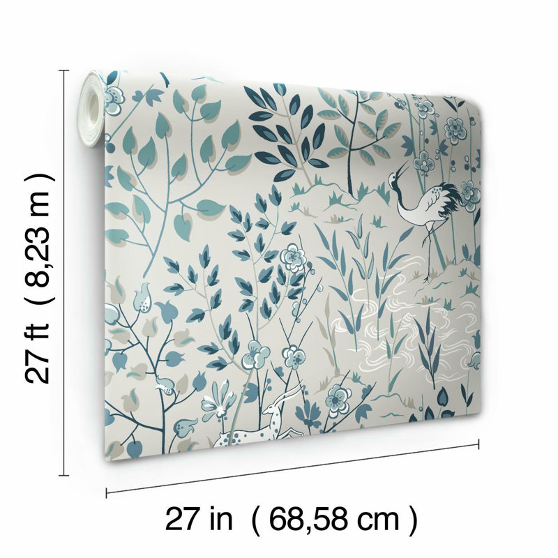 Aspen Wallpaper, Grey