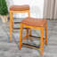 Tabouret de comptoir de 24 po avec siège en cuir naturel - siège au design élégant et durable, sièges pratiques-1497668293-1497668301-1497668299