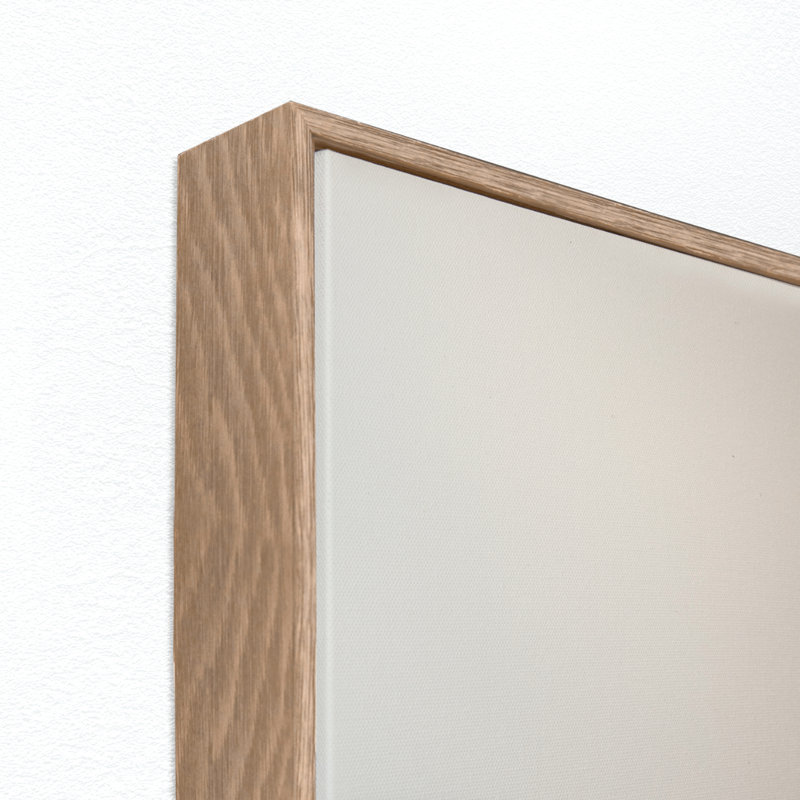 No Place, Brown Floater Framed Canvas, No, 25.25" H x 17.25" W