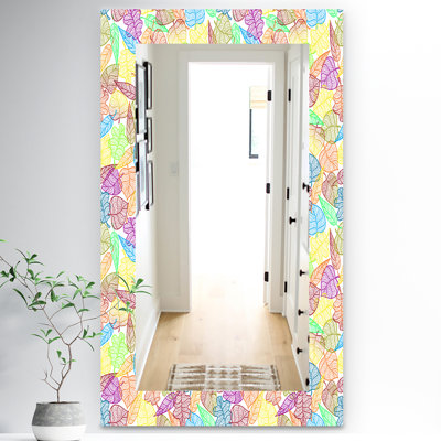 Miroir de salle de bain/meuble-lavabo de salle de bain moderne automne transparent