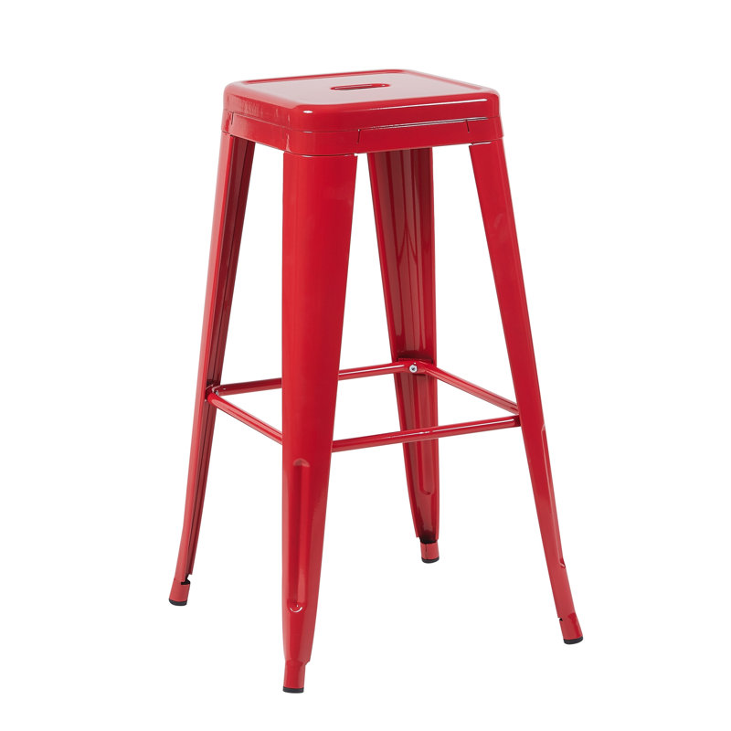 Tabouret de comptoir, Rouge, 2