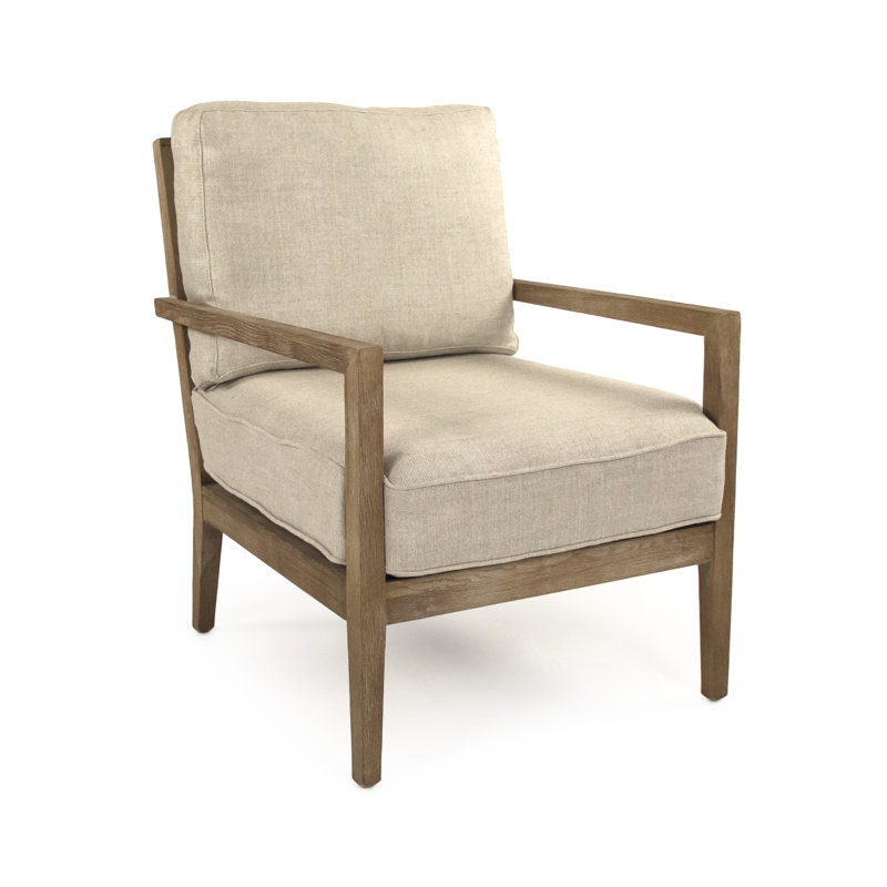 Davin Linen Club Chair