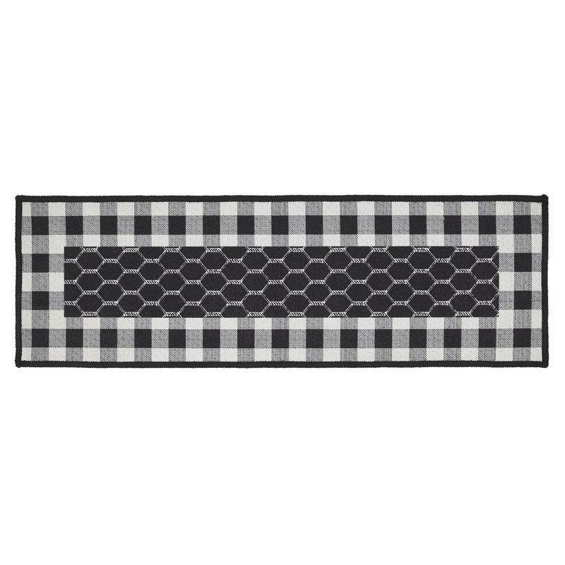  Down Home Black/White Stair Tread