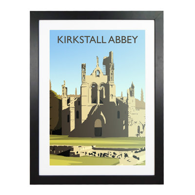 Kirkstall Abbey Portrait - Print