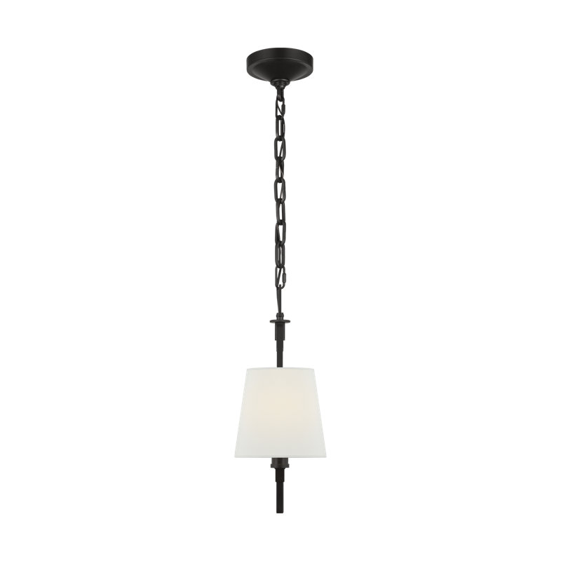 2 - Light Dimmable Linear Chandelier, Aged Iron