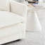 Canapé 3 places polyvalent et élégant avec coussins d'accoudoirs et coussins décoratifs, parfait pour tout salon.
