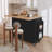 Sagrario Solid Wood Top Kitchen Island-838608097