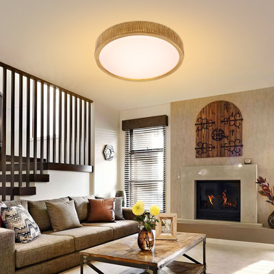 20" 1 - Light Modern Flush Mount Ceiling Light Fixture