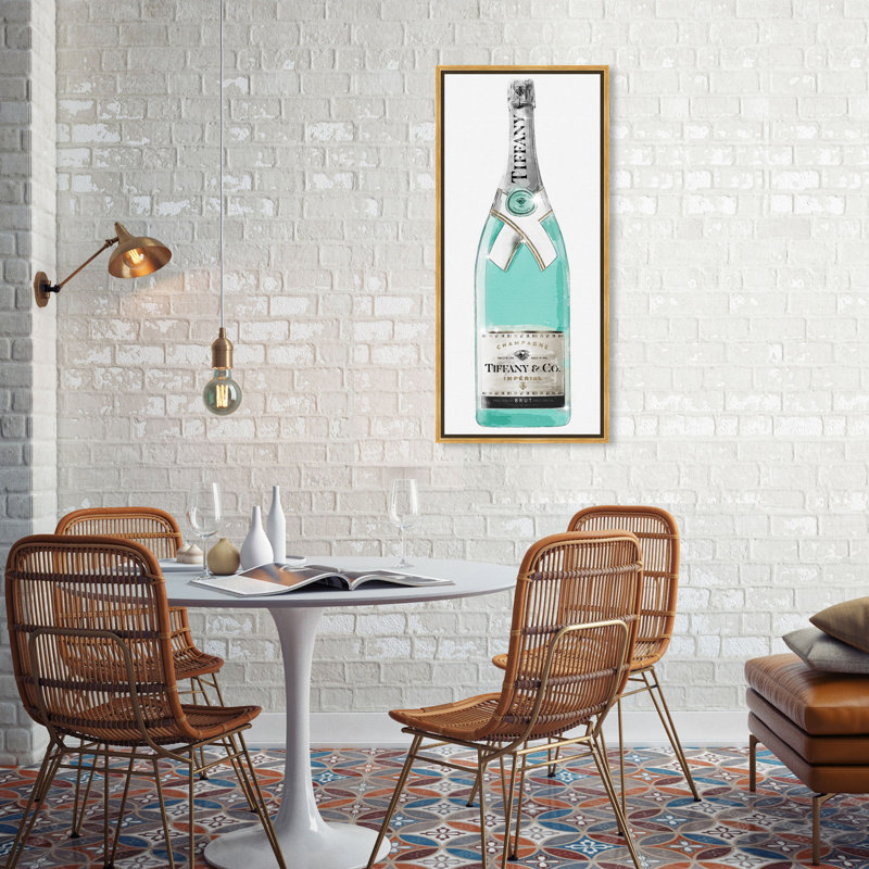 « pricest champagne tall », impression sur toile tendue, Or