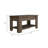 Storage Table Polgon, Extendable Table Shelf, Lower Shelf, Dark Brown Finish-1237262405