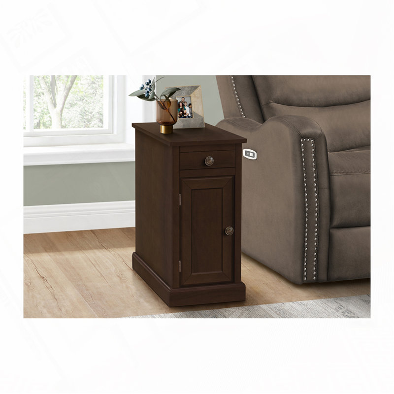 Table d'appoint avec rangement, table de bout, table d'appoint et table de chevet