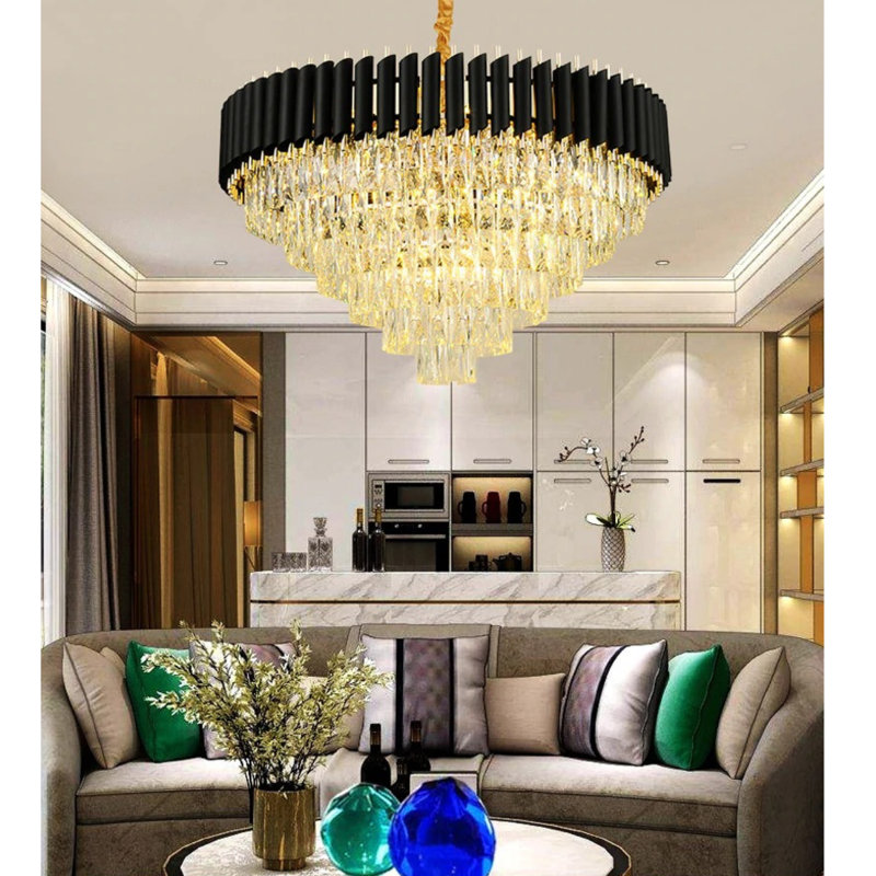 Chrisman 6 - Light Crystal Chandelier
