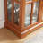 Exquisite Display Cabinet With Glass Doors And Adjustable Shelves, Ideal For Showcasing Collectibles In Home Or Office Settings-1071271795