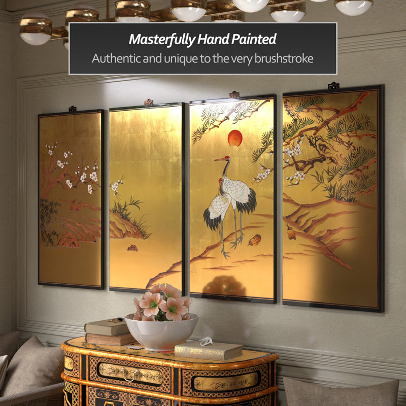 36" H x 72" W 4 - Piece Wall Décor
